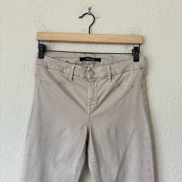 J BRAND Anja Cuffed Pants Crop Slim Fit in Concrete Dust - Picture 3 of 12